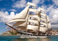 Castorland Grand Voilier Quittant le Port* Bateaux|De 500 À 999 Pièces