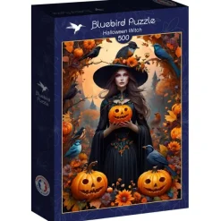 Bluebird Puzzle Halloween Witch*Femme Oiseaux|Halloween