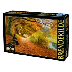 DToys Hans Andersen Brendekilde: A Wooded Path in Autumn* Art|De 1 000 Pièces