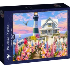 Bluebird Puzzle Heaven By The Ocean* Phares Et Moulins|Cottages Et Châlets