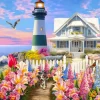 Bluebird Puzzle Heaven By The Ocean* Phares Et Moulins|Cottages Et Châlets