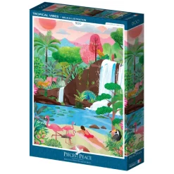 Pieces & Peace Heln.illustration - Vibrations Tropicales* Oiseaux|Plages Et Îles De Rêve