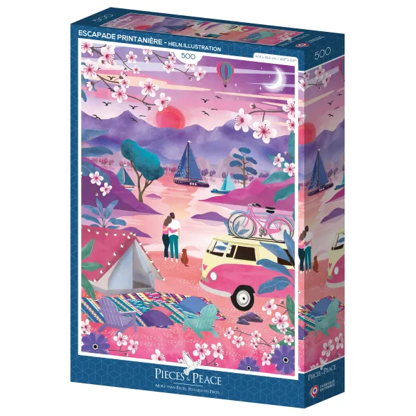 Pieces & Peace Heln.illustration - Escapade Printanière* Forêts, Fleurs Et Jardins|De 500 À 999 Pièces