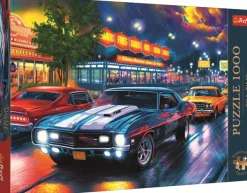 Trefl Heure Du Thé : Trajet De Nuit* Voitures, Motos Et Camions|De 1 000 Pièces