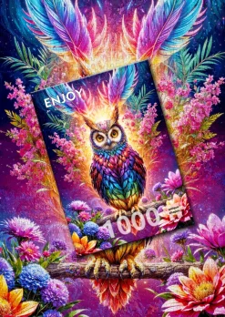 Enjoy Puzzle Hibou Néon* Oiseaux|Animaux De La Forêt