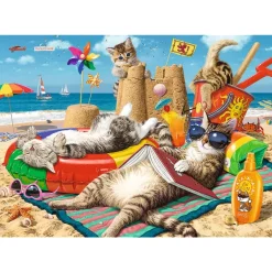 Trefl Hidden Shapes - Vacances Félines*Femme Chats|Humour, Satire Et Wasgij