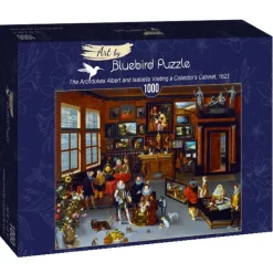 Bluebird Puzzle Hieronymus Francken Iicirca - The Archdukes Albert and Isabella Visiting a Collector's Cabinet, 1623* Art|De 1 000 Pièces