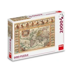 Dino Historical Map Of The World* De 2 000 Pièces|De 2 000 Pièces