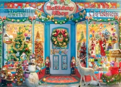 Bluebird Puzzle Holiday Shop*Femme Noël|Villes Et Villages