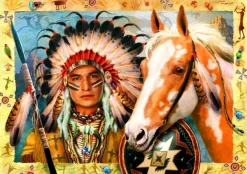 Bluebird Puzzle Indian Chief*Femme De 1 500 Pièces|De 1 500 Pièces