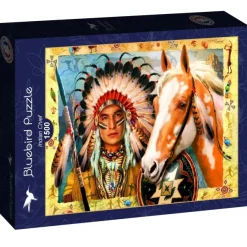 Bluebird Puzzle Indian Chief*Femme De 1 500 Pièces|De 1 500 Pièces