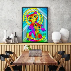 Enjoy Puzzle Inseparable Cat and Kitten* Chats|De 1 000 Pièces