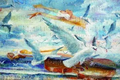 Gold Puzzle Inspiration*Femme Oiseaux|Musique, Danse, Instruments