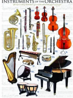 Eurographics Instruments de musique*Femme Puzzles Pour Enfants|Musique, Danse, Instruments