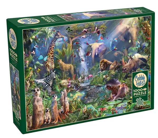 Cobble Hill Into the Jungle* Animaux Sauvages|De 1 000 Pièces