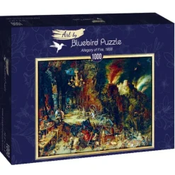 Bluebird Puzzle Jan Brueghel the Elder - Allegory of Fire, 1608* Art|De 1 000 Pièces