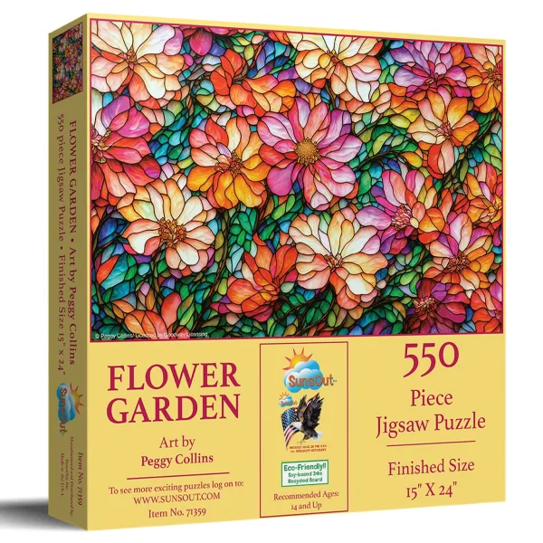 SunsOut Jardin De Fleurs* Forêts, Fleurs Et Jardins|De 500 À 999 Pièces