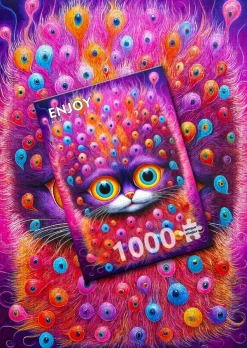 Enjoy Puzzle Je Vous Observe*Femme Chats|Anges