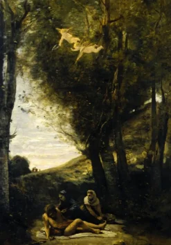 Grafika Kids Jean-Baptiste-Camille Corot : Saint Sebastian Succored by the Holy Women, 1874*Enfant Art|Dès 6 Ans : 50 À 100 Pièces