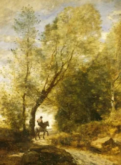 Grafika Jean-Baptiste-Camille Corot : La Forêt de Coubron, 1872* De 2 000 Pièces|De 2 000 Pièces