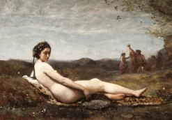 Grafika Kids Jean-Baptiste-Camille Corot : Repose, 1860*Enfant Art|Dès 6 Ans : 50 À 100 Pièces