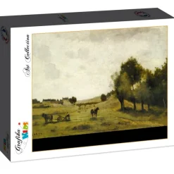 Grafika Kids Jean-Baptiste-Camille Corot : Vue près d'Epernon, 1850-1860*Enfant Art|Dès 6 Ans : 50 À 100 Pièces