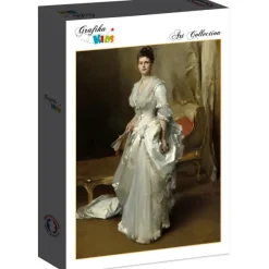 Grafika Kids John Singer Sargent - John Singer Sargent : Margaret Stuyvesant Rutherfurd White (Mrs. Henry White), 1883*Enfant Art|Dès 6 Ans : 50 À 100 Pièces