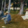 Grafika Kids John Singer Sargent - Claude Monet by John Singer Sargent, 1885*Enfant Art Pour Les Enfants|Dès 6 Ans : 50 À 100 Pièces
