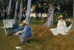 Grafika Kids John Singer Sargent - Claude Monet by John Singer Sargent, 1885*Enfant Art Pour Les Enfants|Dès 6 Ans : 50 À 100 Pièces