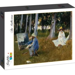 Grafika Kids John Singer Sargent - Claude Monet by John Singer Sargent, 1885*Enfant Art Pour Les Enfants|Dès 6 Ans : 50 À 100 Pièces