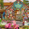 Bluebird Puzzle Johnson Lewis - The Crab Shack Gifts* Forêts, Fleurs Et Jardins|De 1 000 Pièces