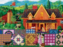 SunsOut Joseph Burgess - Morning Day Quilt* Rétros Et Nostalgie|Cottages Et Châlets