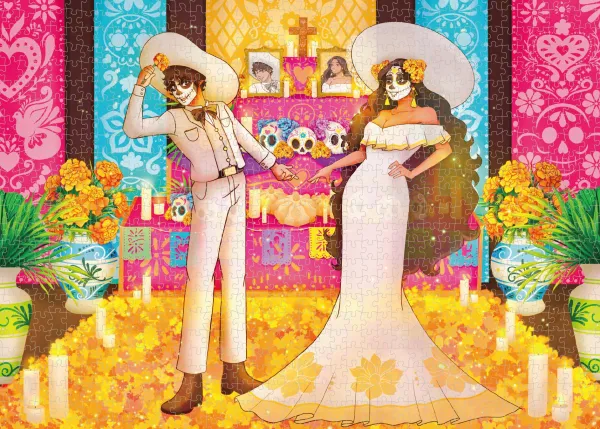 Reverie Puzzles Jour des Morts*Femme Pays D'Amérique Du Sud|Amour Et Tendresse