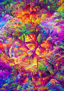 Enjoy Puzzle Jungle Tapestry* Forêts, Fleurs Et Jardins|De 1 000 Pièces