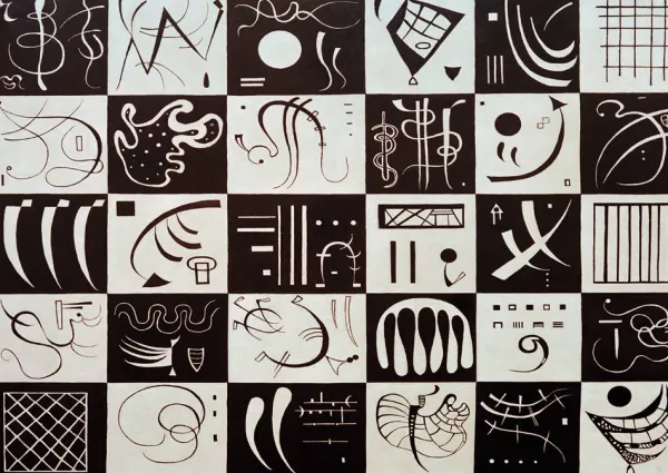 Bluebird Puzzle Kandinsky Vassily - Kandinsky - Trente, 1937* Art|De 1 000 Pièces