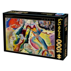 DToys Kandinsky Vassily - Kandinsky Vassily: Painting with Red Spot* Art|De 1 000 Pièces