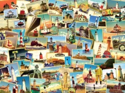 SunsOut Kate Ward Thacker - Northern Lighthouses* Phares Et Moulins|Collages