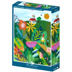 Pieces & Peace Kenzie Elston - Fantaisie dans le Jardin* Forêts, Fleurs Et Jardins|De 500 À 999 Pièces