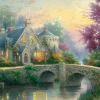 Schmidt Spiele Kinkade Thomas - Thomas Kinkade : Crépuscule* De 3 000 Pièces|De 3 000 Pièces