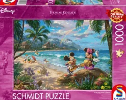 Schmidt Spiele Kinkade Thomas - Mickey et Minnie sur Hawaii*Enfant Puzzles Pour Enfants|De 1 000 Pièces