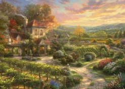 Schmidt Spiele Kinkade Thomas - Thomas Kinkade - Dans le Vignoble* De 2 000 Pièces|De 2 000 Pièces