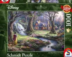 Schmidt Spiele Kinkade Thomas - Thomas Kinkade - Disney, Blanche Neige*Enfant Puzzles Pour Enfants|De 1 000 Pièces
