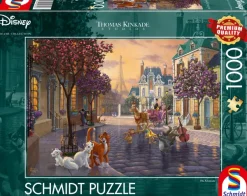 Schmidt Spiele Kinkade Thomas - Thomas Kinkade - Disney - Les Aristochats*Enfant Puzzles Pour Enfants|De 1 000 Pièces