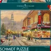 Schmidt Spiele Kinkade Thomas - Thomas Kinkade - Un souhait de Noël*Femme Noël|Villes Et Villages