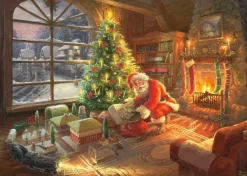 Schmidt Spiele Kinkade Thomas - Thomas Kinkade - Le Père Noël est là!*Femme Rétros Et Nostalgie|Noël