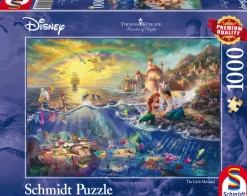 Schmidt Spiele Kinkade Thomas - Thomas Kinkade - Ariel La Petite Sirène*Enfant Puzzles Pour Enfants|De 1 000 Pièces