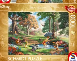 Schmidt Spiele Kinkade Thomas - Thomas Kinkade - Disney - Winnie l'Ourson*Enfant Puzzles Pour Enfants|De 1 000 Pièces