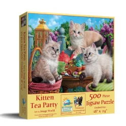 SunsOut Kitten Tea Party* Chats|De 500 À 999 Pièces