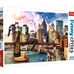 Trefl Kittens in New York*Femme Chats|Humour, Satire Et Wasgij