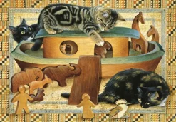Grafika Kittens playing in Noahs ark* Chats|Art